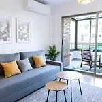 公寓 Flat Terrace - Pool & Parking 貝尼多姆
